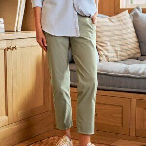 Frank & Eileen Wicklow Italian Performance Twill Army Green Size 10